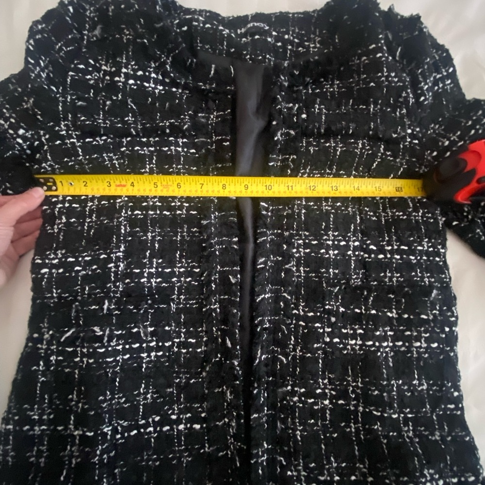 Black and white tweed blazer - Picture 5 of 5